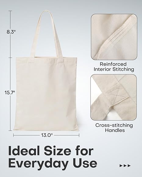 Basic Canvas Tote Bags